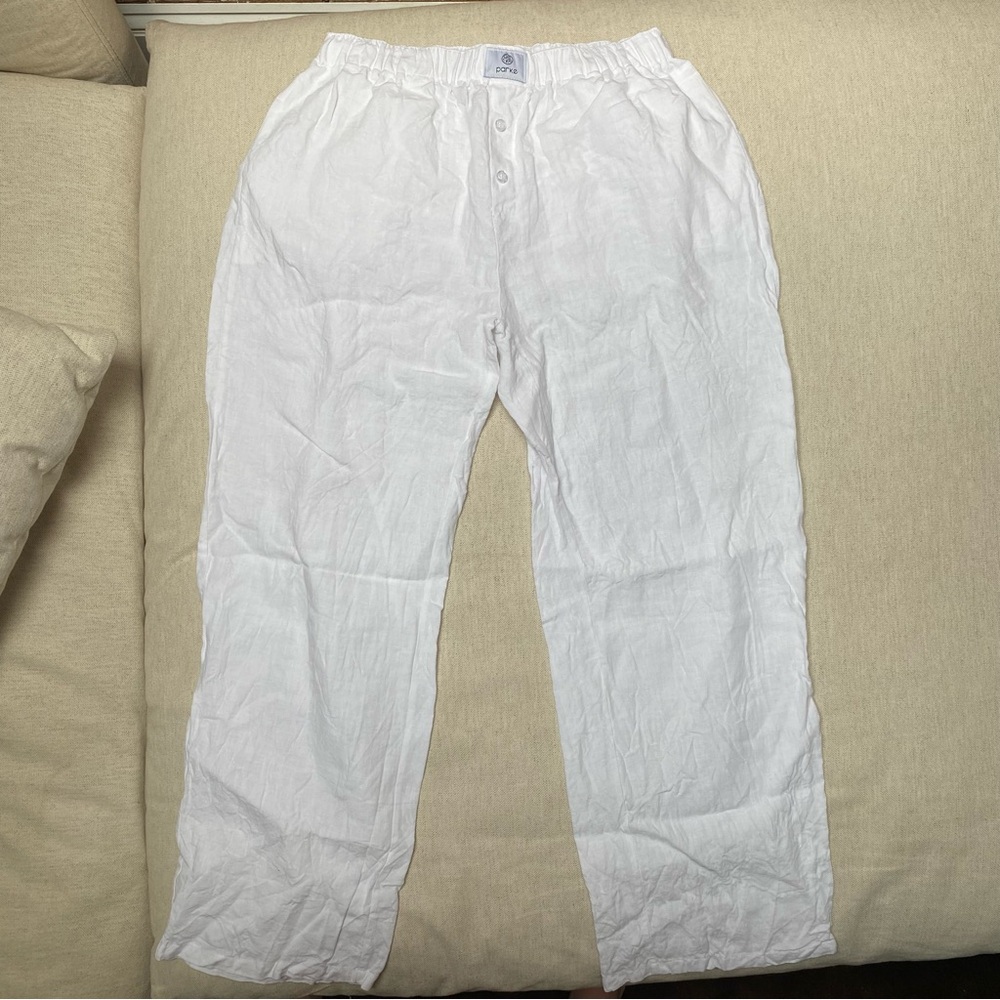 Parke Linen Boxer Pants - NWOT